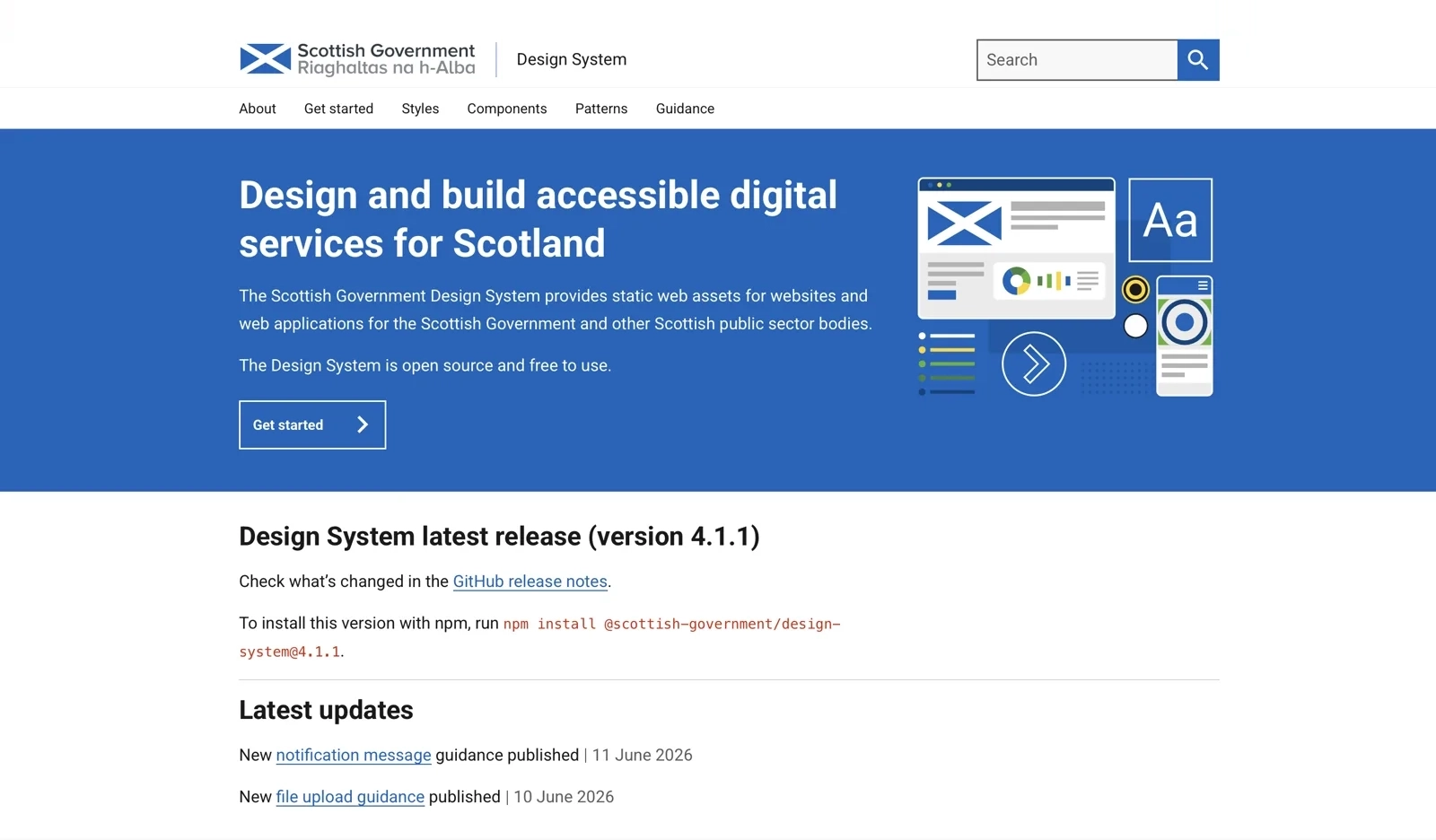 The Scottish Government design system